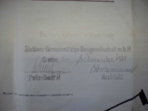 Dokumentacja architekta z 1929 r.